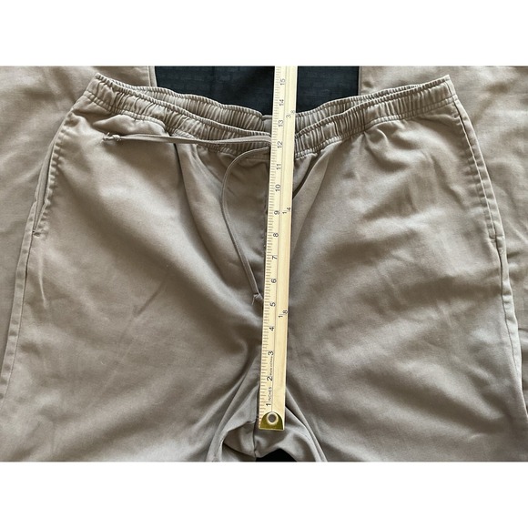 Appleseed's Women's Slacks Khaki, Elastic Tie Waistband, Straight Leg Size 16 - Picture 5 of 10